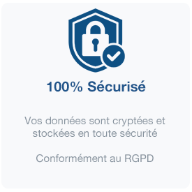 100% sécurisé
